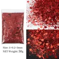 Paillettes hexagonales épaisses 50g pour résine – Couleur B0306