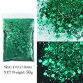 Paillettes hexagonales épaisses 50g pour résine – Couleur B0602