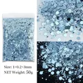 Paillettes hexagonales épaisses 50g pour résine – Couleur B0710