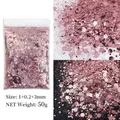 Paillettes hexagonales épaisses 50g pour résine – Couleur B0900