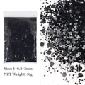 Paillettes hexagonales épaisses 50g pour résine – Couleur B1000