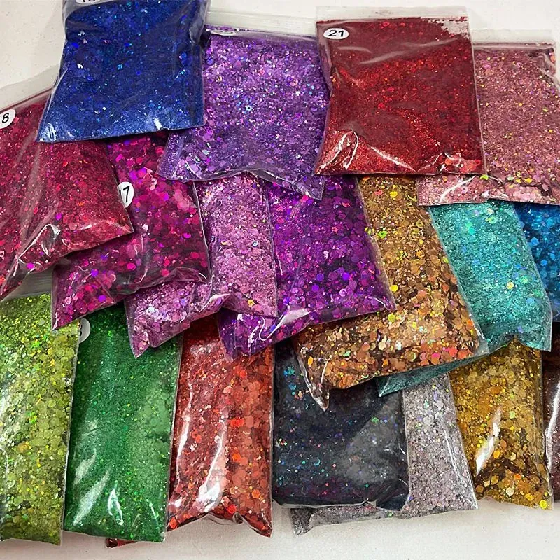 Paillettes hexagonales épaisses 50g pour résine