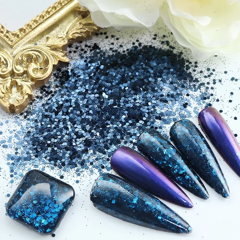 Paillettes hexagonales épaisses 50g pour résine