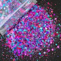 Paillettes hexagonales mixtes 50g pour résine – 1