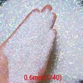 Paillettes holographiques blanches 100g pour résine – Couleur C22 0.6mm