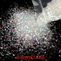 Paillettes holographiques blanches 100g pour résine – Couleur C22 0.8mm