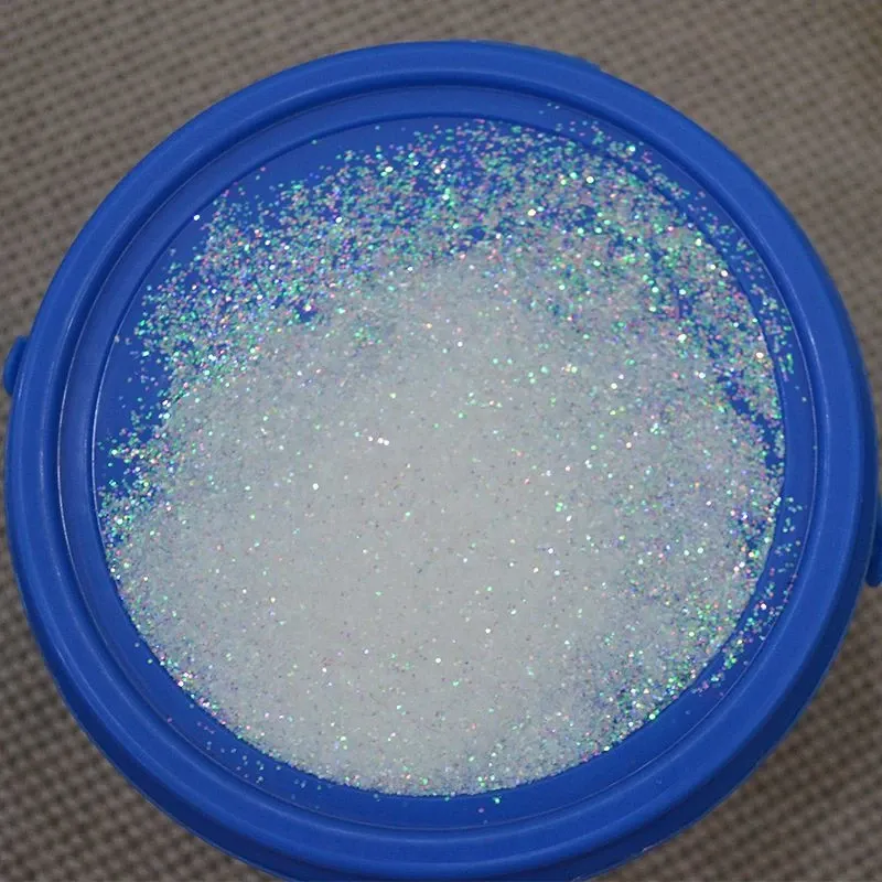 Paillettes holographiques blanches 100g pour résine
