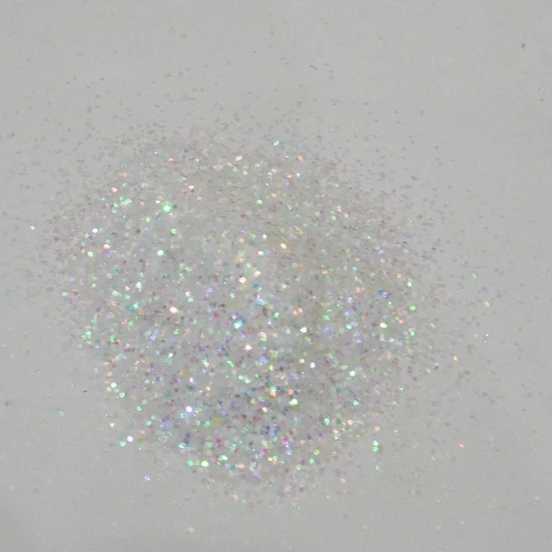 Paillettes holographiques blanches 100g pour résine