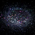 Paillettes holographiques hexagonales 50g pour résine – Couleur JCF71-02