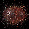 Paillettes holographiques hexagonales 50g pour résine – Couleur JCF71-17