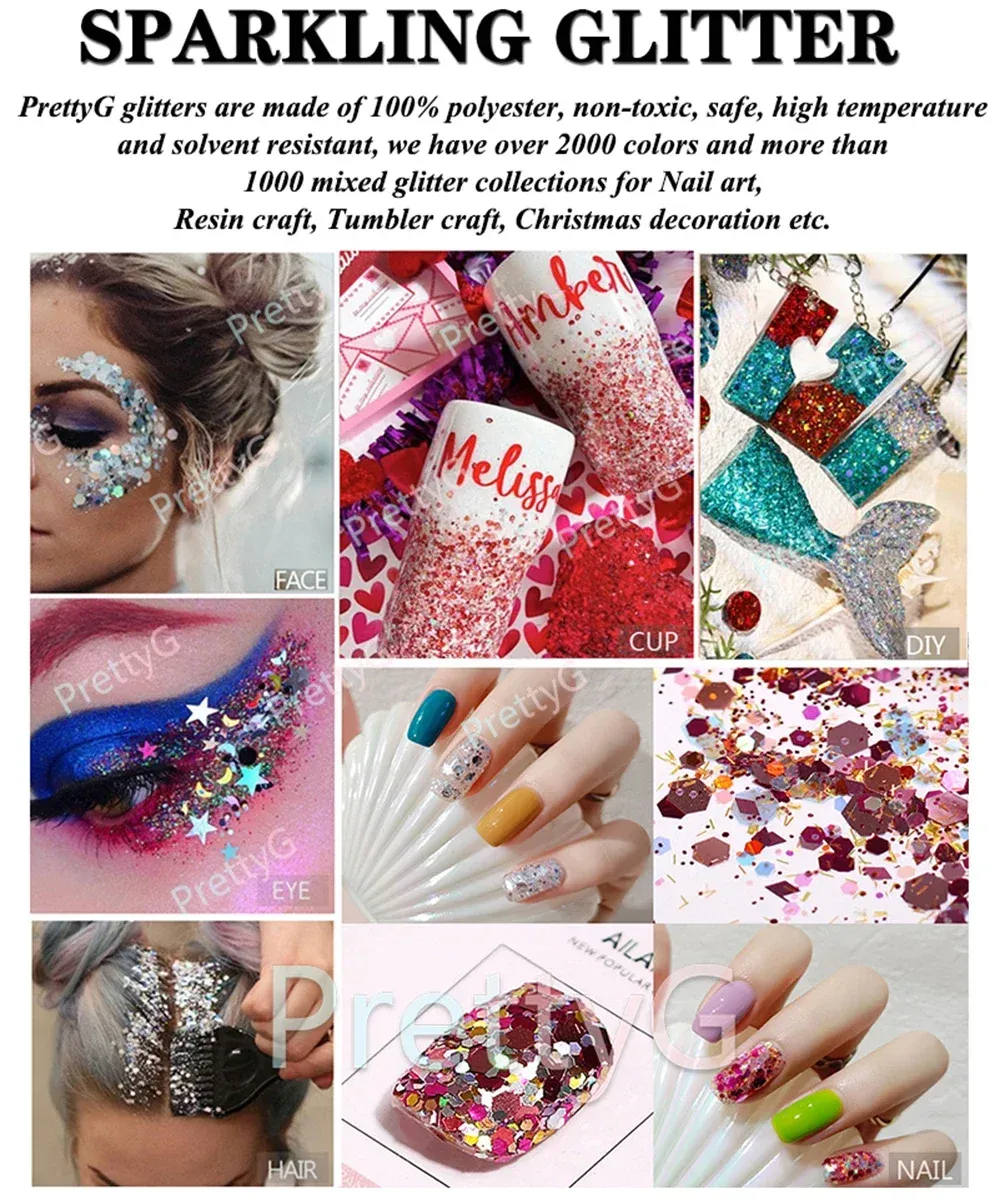 Paillettes holographiques pour résine 1 boîte