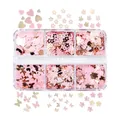 Paillettes holographiques rondes pour remplissage résine époxy – Couleur 6MXFJ