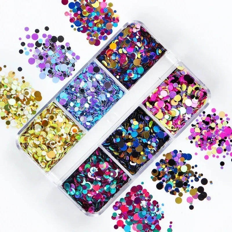 Paillettes holographiques rondes pour remplissage résine époxy