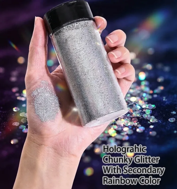 Paillettes holographiques ultra fines 80g pour résine