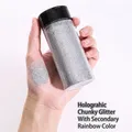 Paillettes holographiques ultra fines 80g pour résine – Couleur LB100