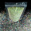Paillettes laser 50 g hexagone pour remplissage résine et bijoux – Color BLEU CIEL (11)