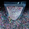 Paillettes laser 50 g hexagone pour remplissage résine et bijoux – Color Jaune (12)
