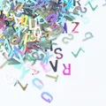 Paillettes laser alphabet anglais pour remplissage résine – 4