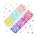 Paillettes laser alphabet anglais pour remplissage résine – Color 6YHB-2