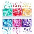 Paillettes laser alphabet anglais pour remplissage résine – Color 6ZGZM-MX
