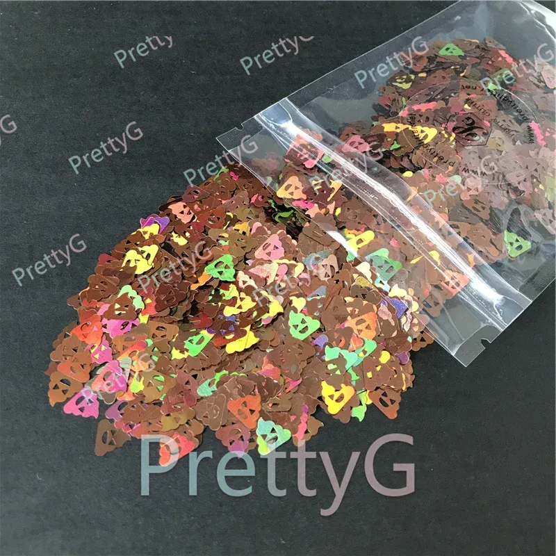 Paillettes laser forme merde pour résine 1 boîte