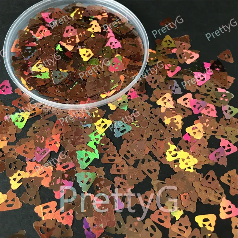 Paillettes laser forme merde pour résine 1 boîte
