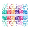 Paillettes métal alphabet anglais pour remplissage résine – Couleur 12ZGZM-MX