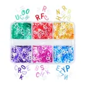 Paillettes métal alphabet anglais pour remplissage résine – Couleur 6ZGZM-MX
