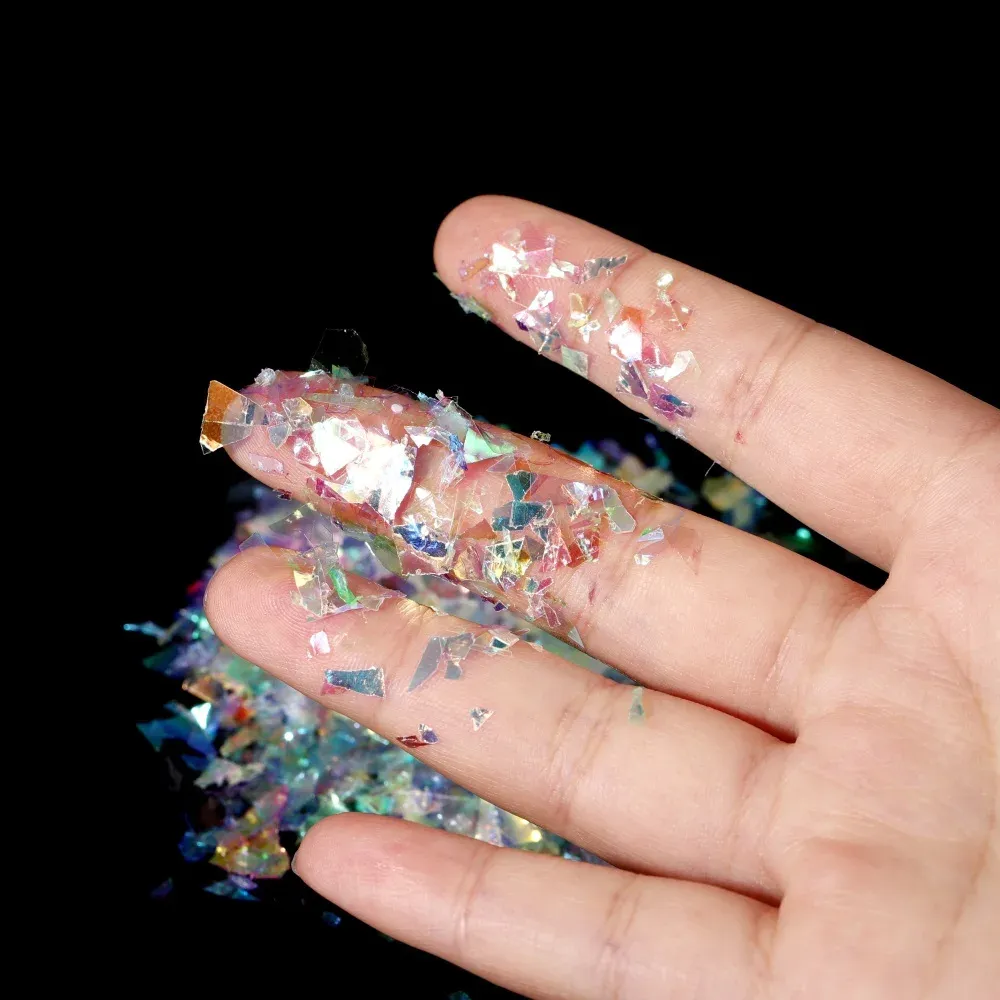 Paillettes papier déchiqueté 20 g pour remplissage résine