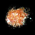 Paillettes papier déchiqueté 20 g pour remplissage résine – Couleur Orange