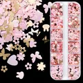 Paillettes papillon fleur de cerisier pour remplissage résine – 1