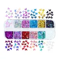 Paillettes papillon fleur de cerisier pour remplissage résine – Couleur 12LSBF