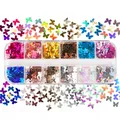 Paillettes papillon fleur de cerisier pour remplissage résine – Couleur 12LSZXBF