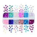 Paillettes papillon fleur de cerisier pour remplissage résine – Couleur 12ZZBF