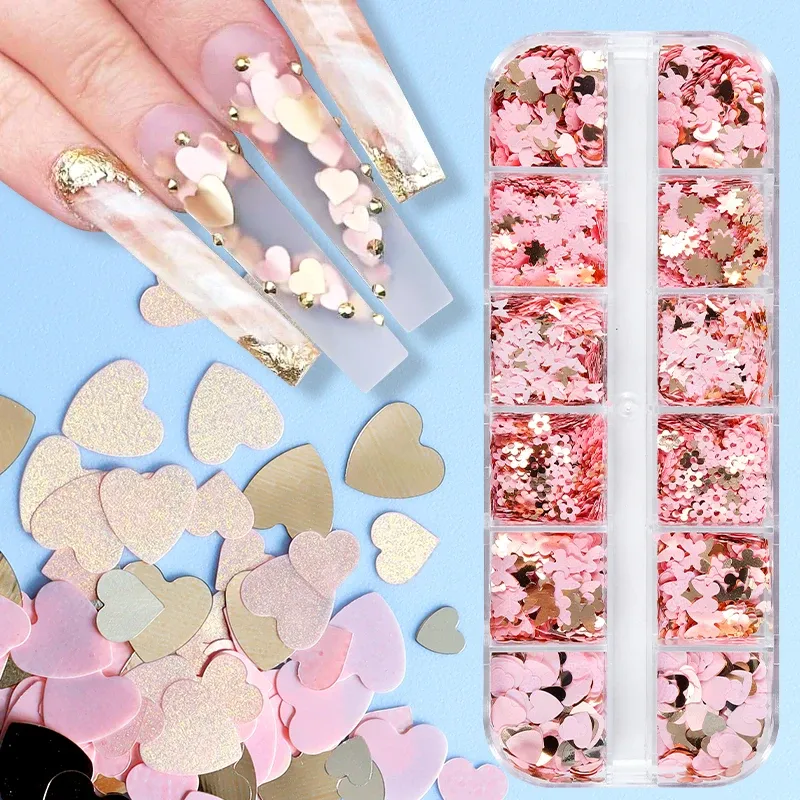 Paillettes papillon fleur de cerisier pour remplissage résine