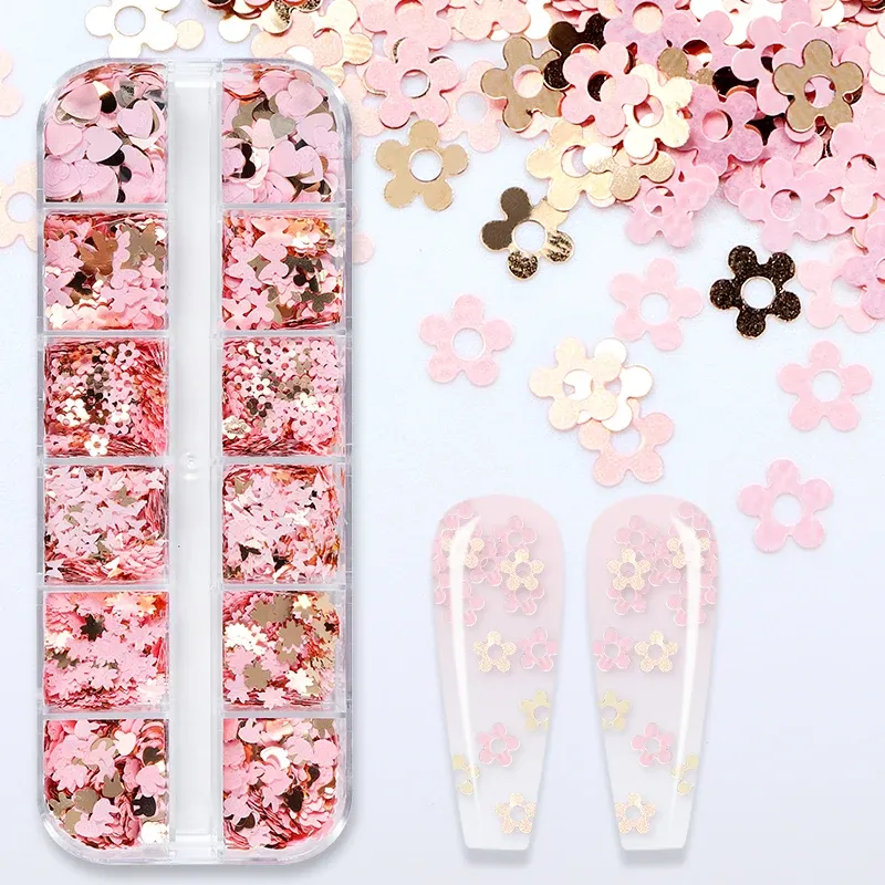 Paillettes papillon fleur de cerisier pour remplissage résine