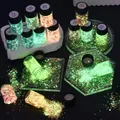 Paillettes résine 16 couleurs phosphorescentes pour décoration – 1