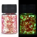 Paillettes résine 16 couleurs phosphorescentes pour décoration – Color BLANC (01)