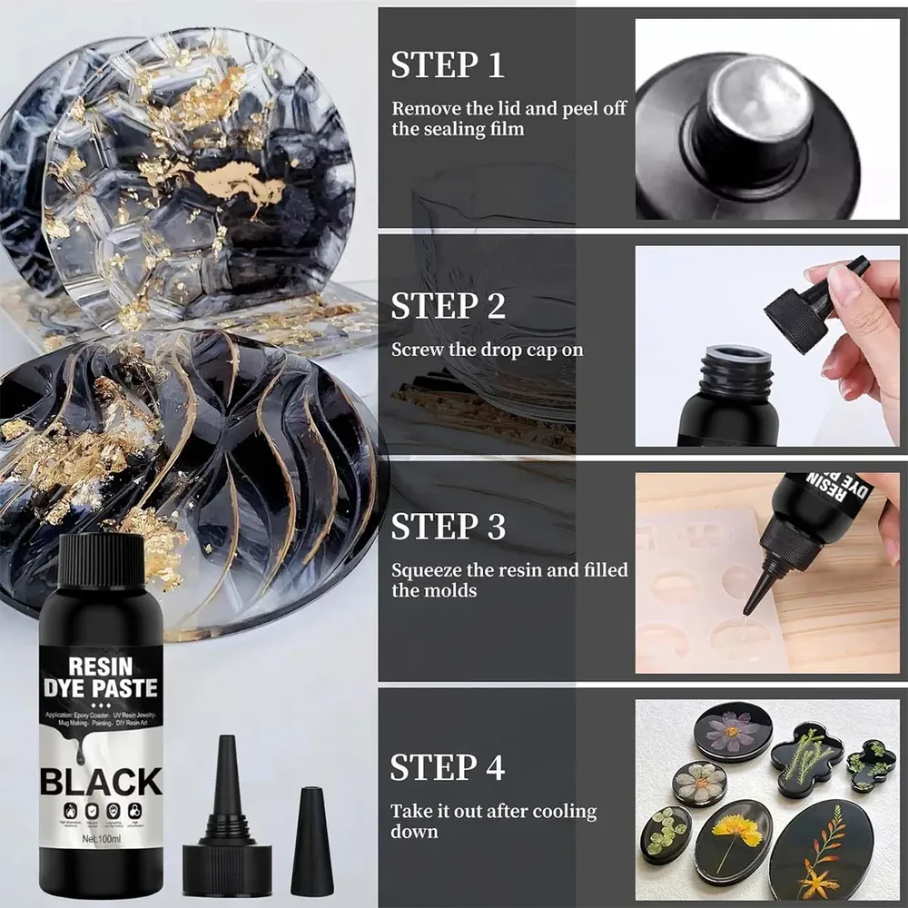 Pâte colorante concentrée 50 à 100 ml pour résine