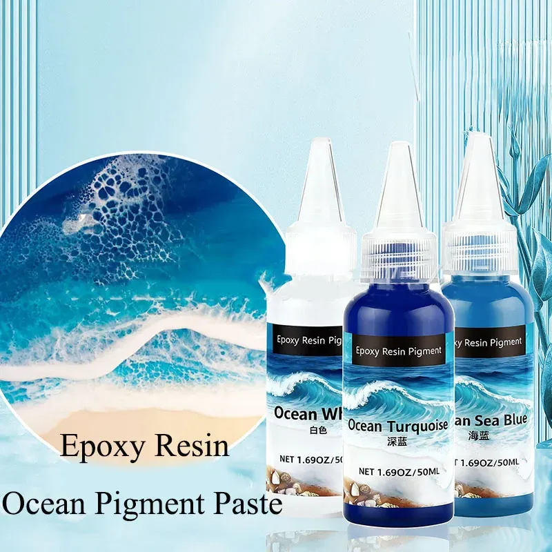 Pâte colorante effet océan 50 à 100 ml pour résine