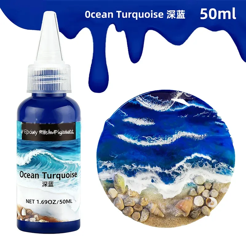 Pâte colorante effet océan 50 à 100 ml pour résine
