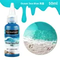 Pâte colorante effet océan 50 à 100 ml pour résine – Couleur OceanSeaBlue-50ml
