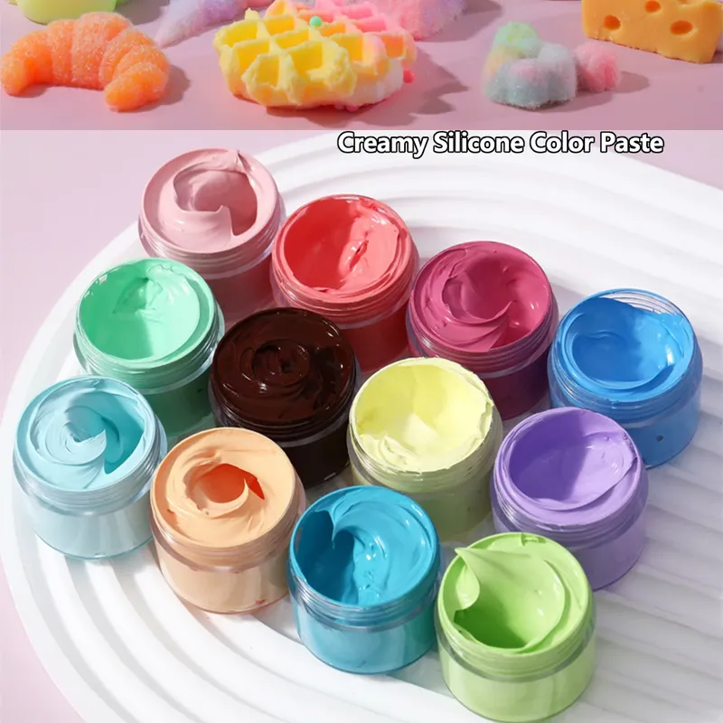Pâte couleur huile macaron 5g pour silicone et résine