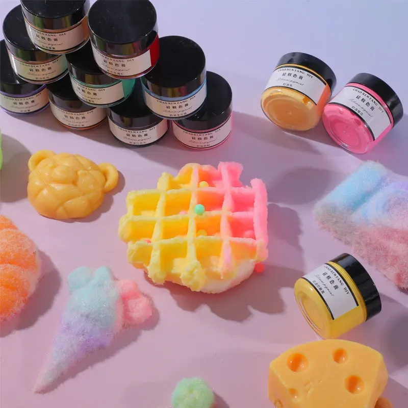 Pâte couleur huile macaron 5g pour silicone et résine
