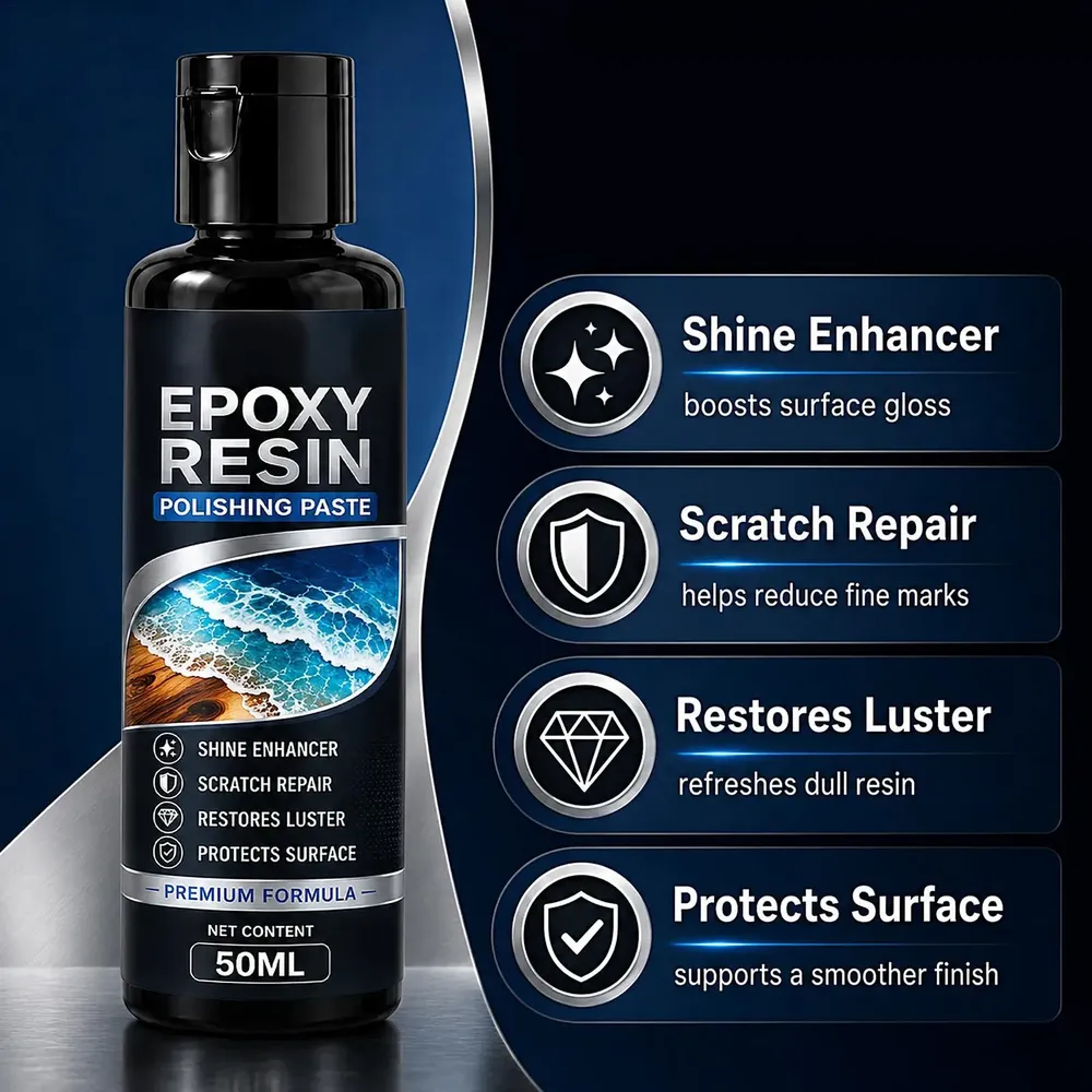Pâte de polissage résine époxy 50 ml anti-rayures