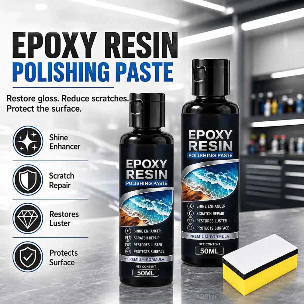 Pâte de polissage résine époxy 50 ml haute brillance