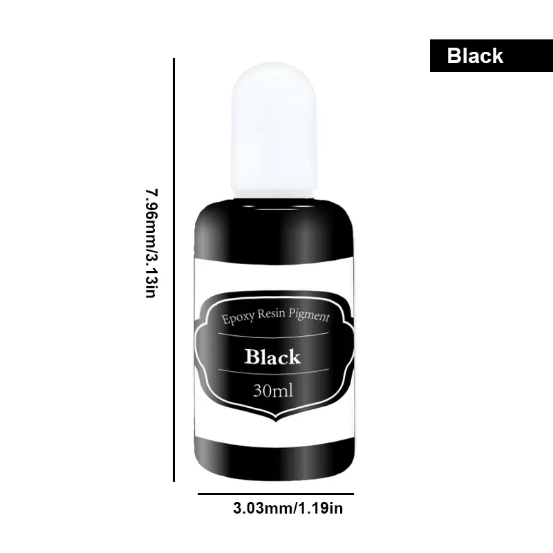 Pâte pigment résine époxy 30 ml 7 couleurs pour artisanat