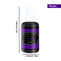 Pâte pigment résine époxy 30 ml 7 couleurs pour artisanat – Couleur Purple