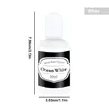 Pâte pigment résine époxy 30 ml 7 couleurs pour artisanat – Couleur White