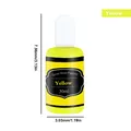 Pâte pigment résine époxy 30 ml 7 couleurs pour artisanat – Couleur Yellow